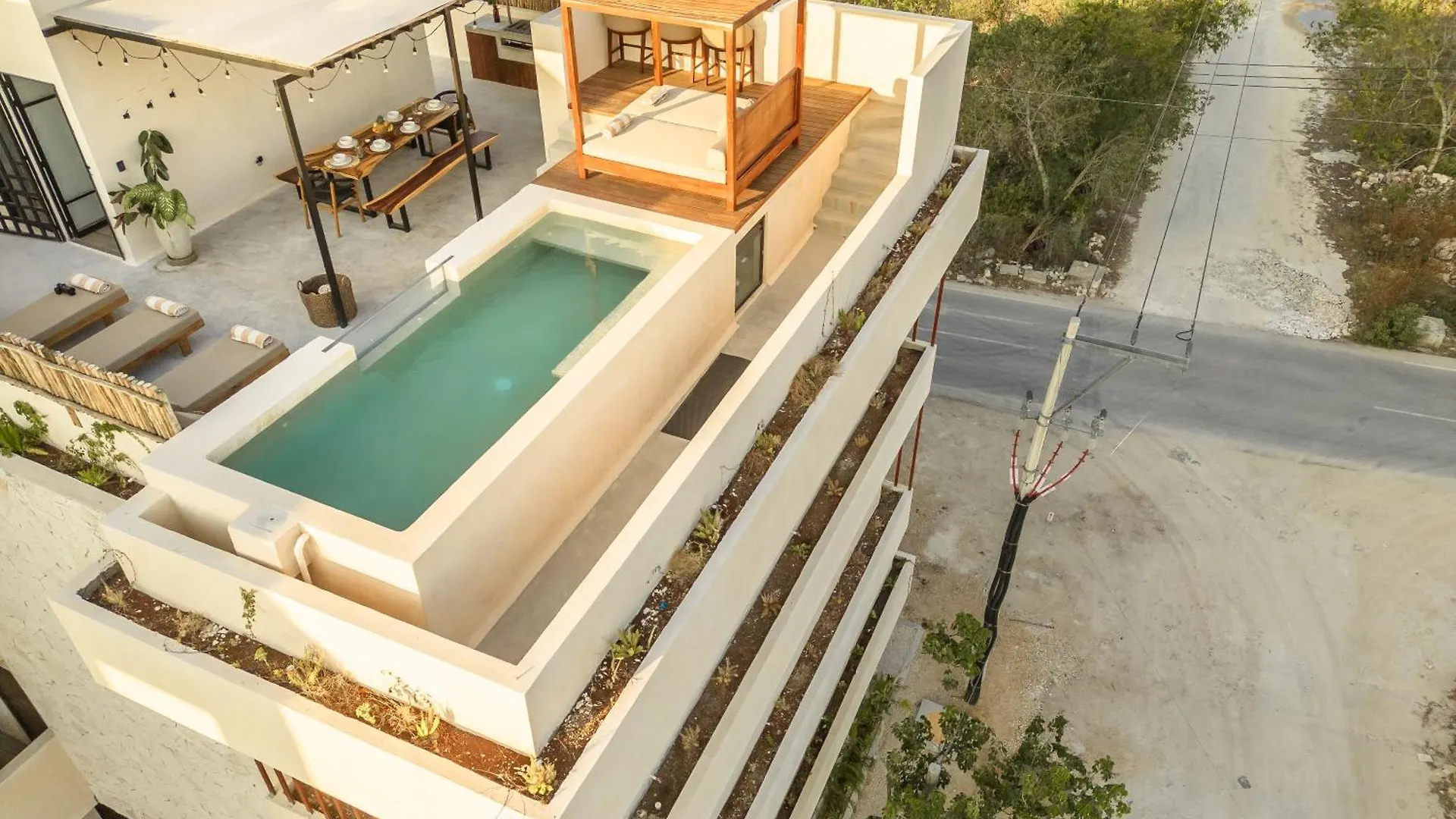 Apartment Deluxe 2-Story Penthouse Pool & Bbq Rooftop Tulum